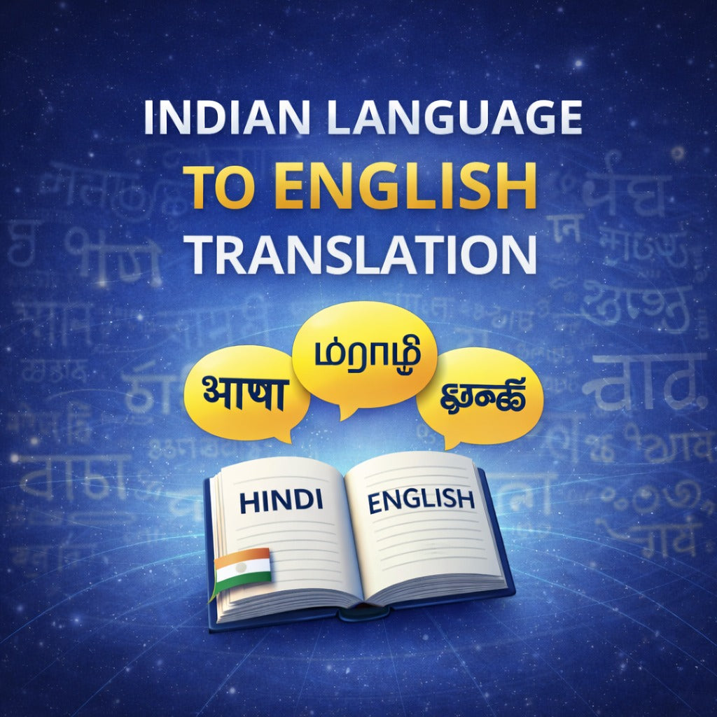 Any Indian language to English Certified Translation of Birth Certificate, Marriage Certificate and other Documents